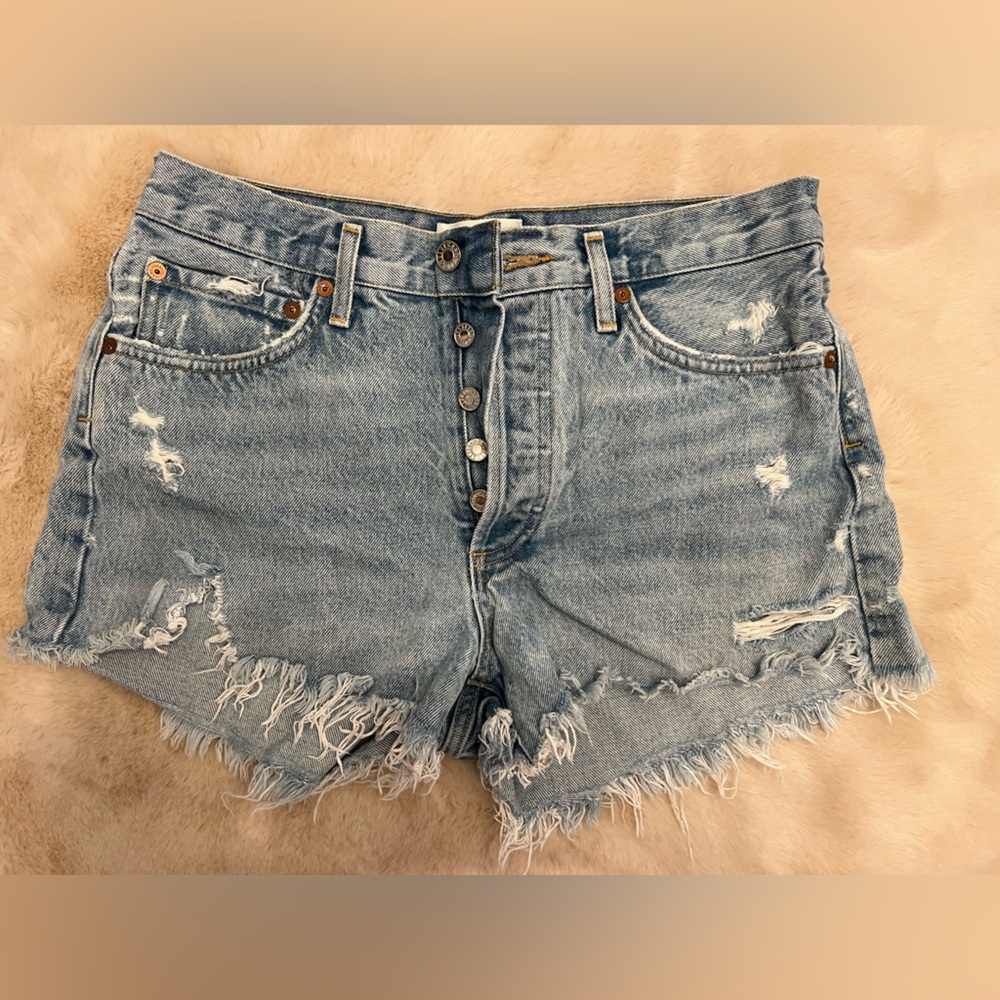AGOLDE Parker Vintage Denim Shorts, Size 27
